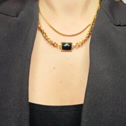 Double-black-necklace