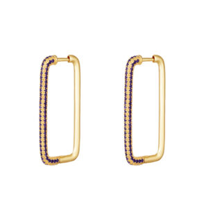 Σκουλαρίκια with zircon stones