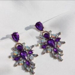 Purple-earrings