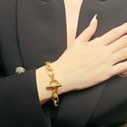 Stainless steel bracelet gold