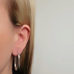 Σκουλαρίκια-Smooth-Oval