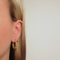 Σκουλαρίκια-gold-Stainless-steel-earrings Σκουλαρίκια-gold-Stainless-steel-earrings