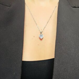 Silver-heart-necklace