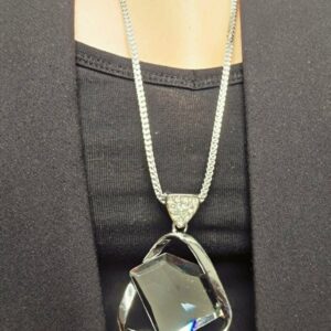Caracola-necklace-silver
