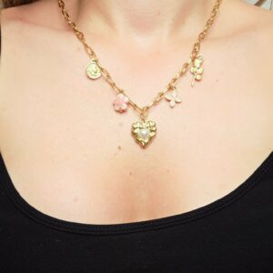 Colorful-necklace-heart