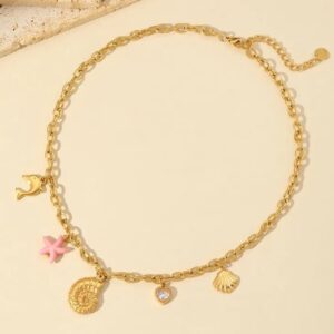 Colorful-necklace-seashell