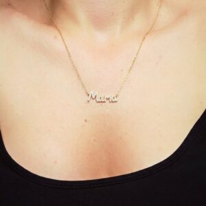 Mama-necklace-gold