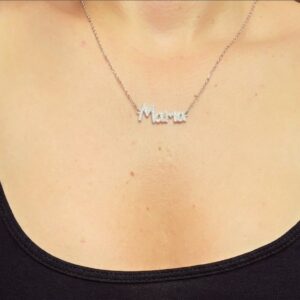 Mama-necklace-silver