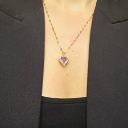 Heart-purple-gold-necklace