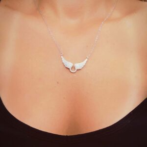 Wings-silver-necklace
